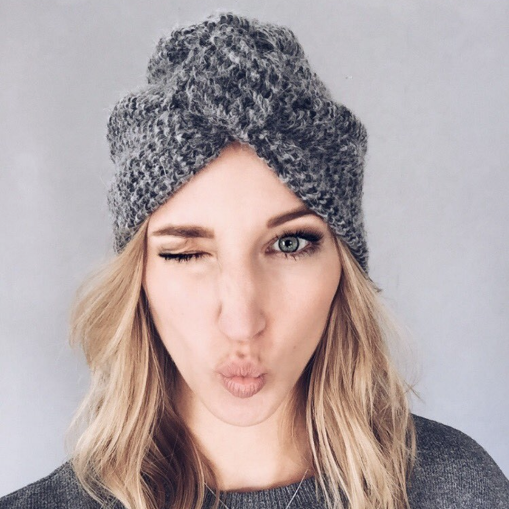 Das ist die DIY GeschenkIdee unser Nähpaket TURBAN Mütze